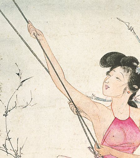 郧县-胡也佛的仕女画和最知名的金瓶梅秘戏图